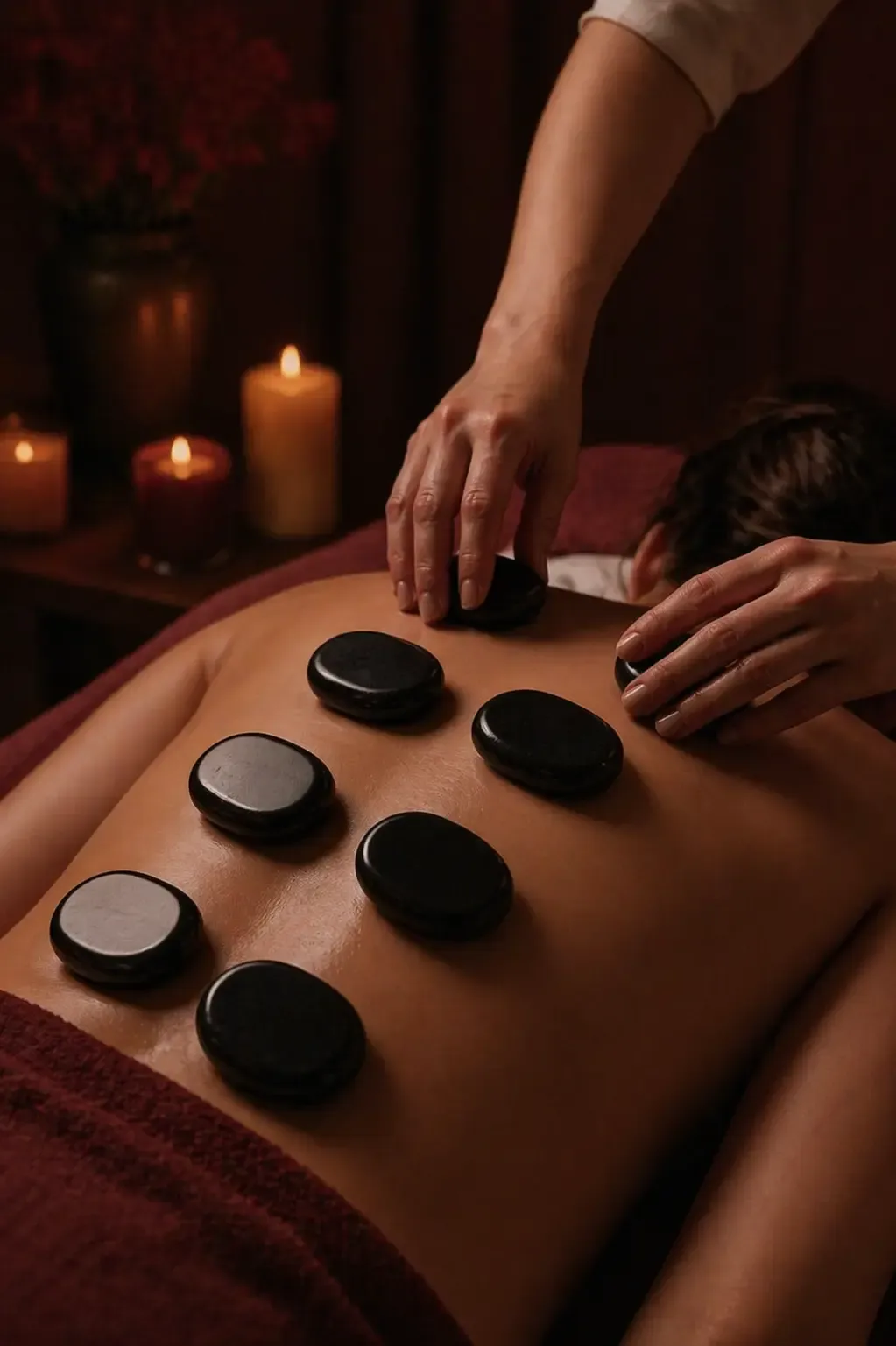 Hot Stone Massage at Le Dôme Spa, Sheraton Hotel, Abu Dhabi